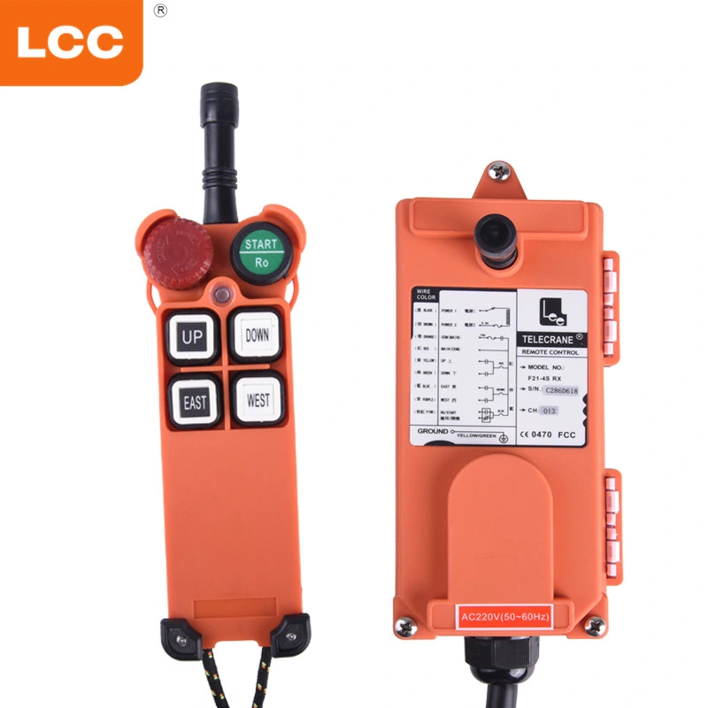 F21-4s 4 Button Wireless Crane Construction Machinery Remote Control System