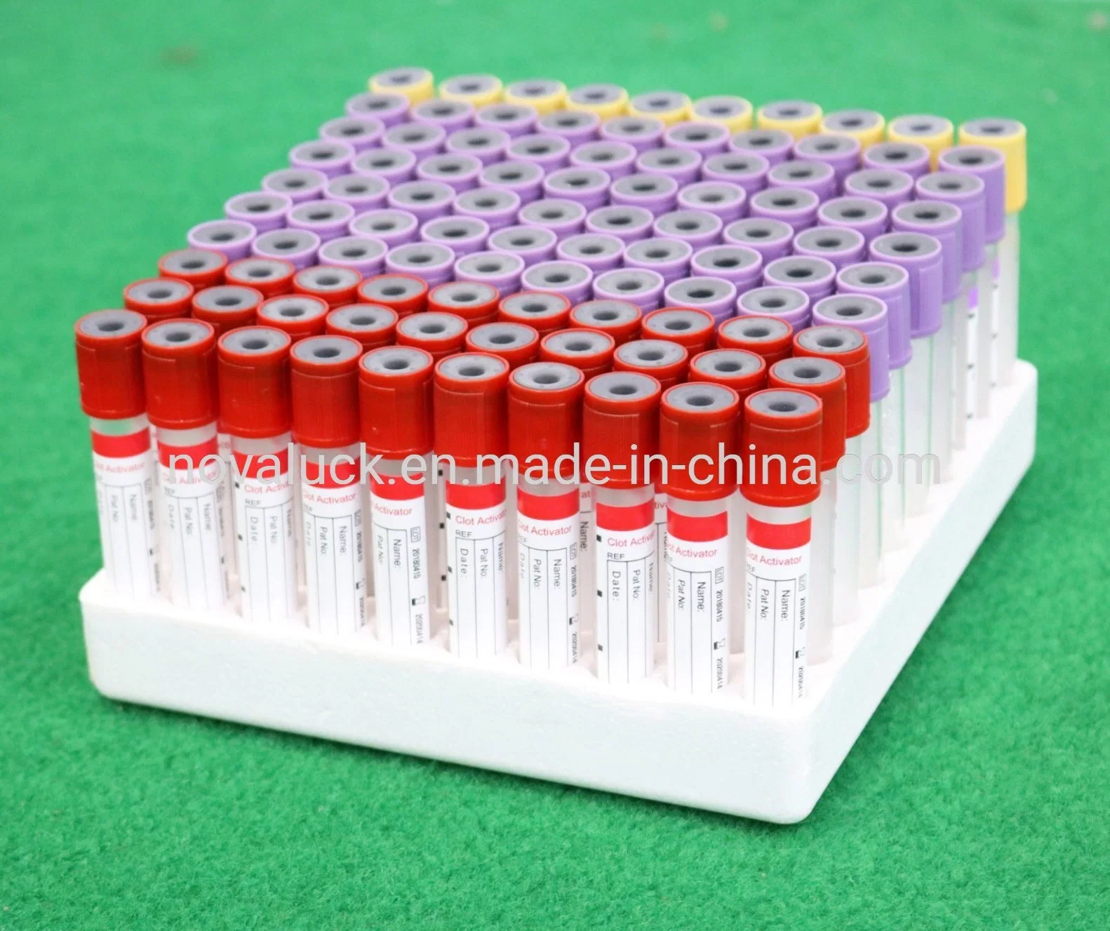 Medical Vacuum Blood Collection Tube Glass or Pet Plain/EDTA K2/K3 Activator Tube Factory Sale Hospital Use