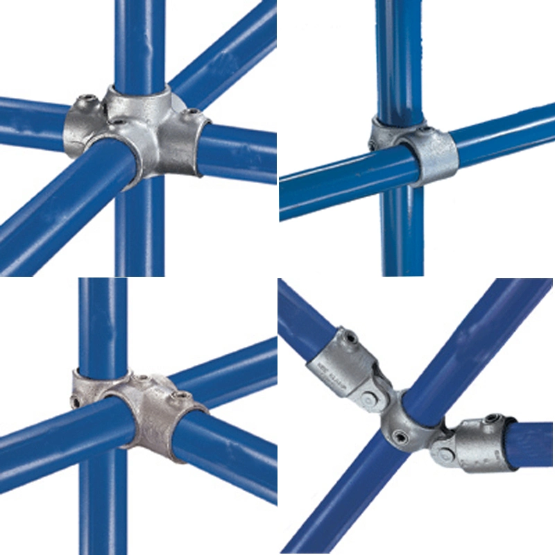 Raccords de collier de tube G158 4 contacts en croix