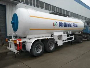 Gas de cocina GLP Transporte tanque de petróleo licuado Trailers 20tons Para el mercado de Bangladesh