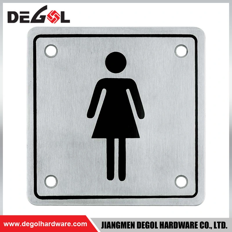 Stainless Steel Decorative Men and Women Toilet Signs