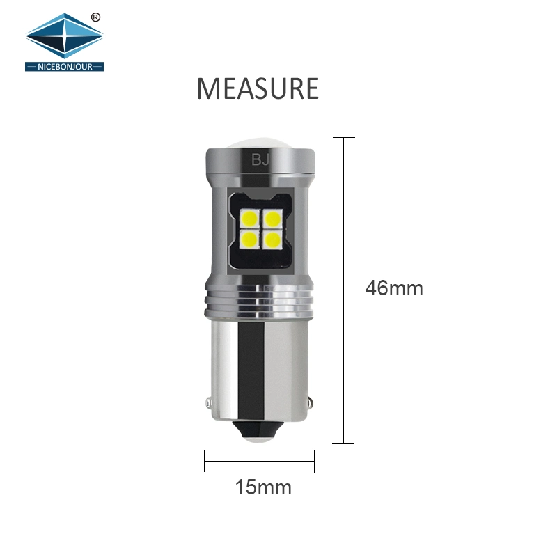 Super Bright 1156 P21W luz carro LED ba15s lâmpada LED 1157 Volta 3030 15T SMD20 W21W Luzes de Freio da Luz da Sinaleira Direcional para veículos