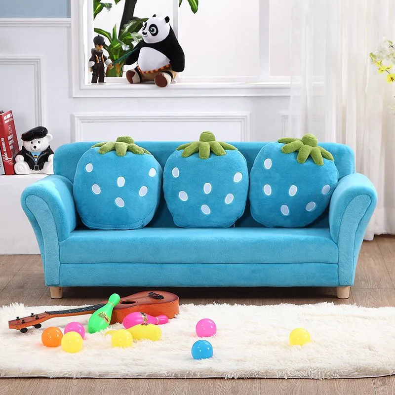 Best-Selling Commercial de haute qualité un style moderne salle de séjour un canapé en tissu fixé pour les enfants