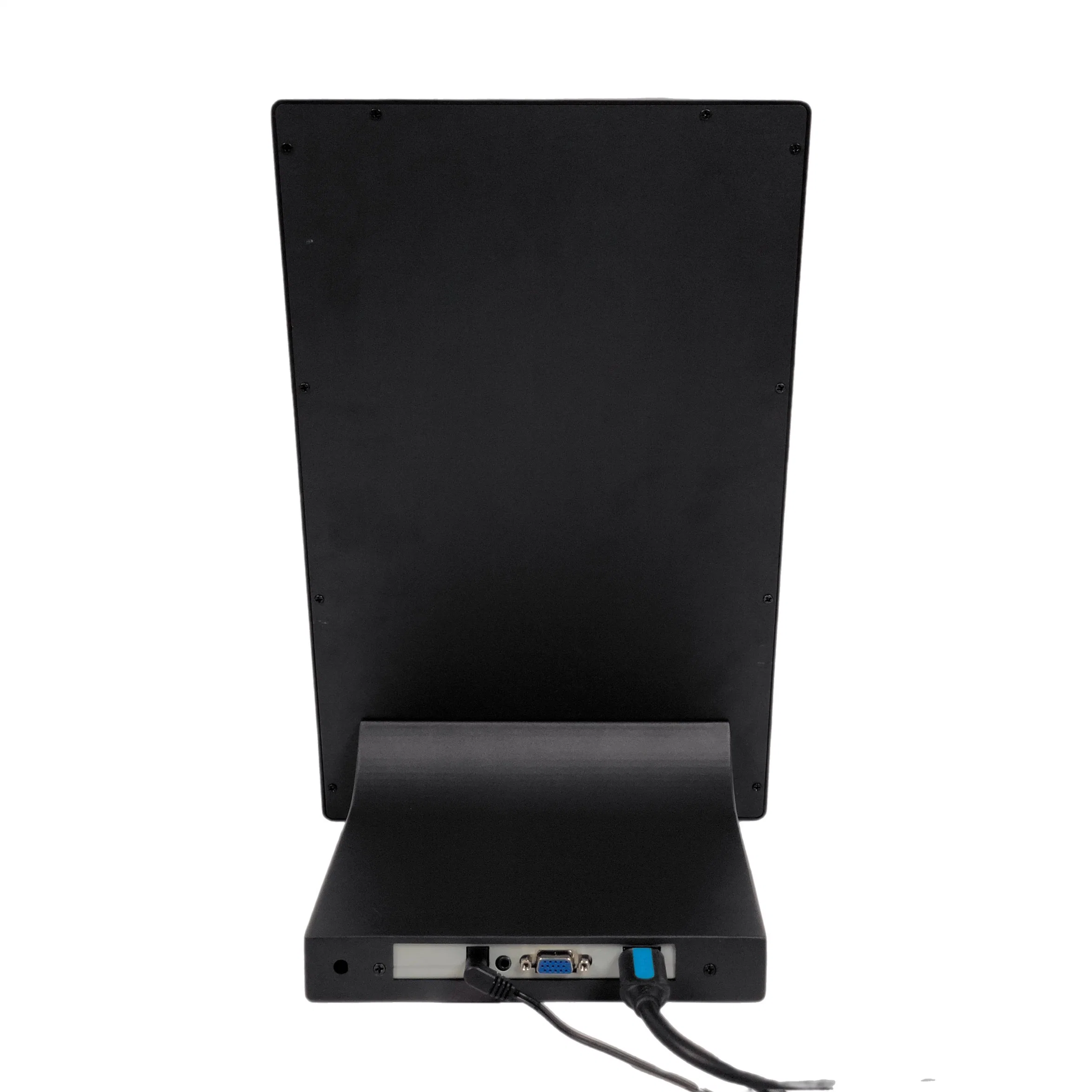 Modelo de 15,6 polegadas L mesa em pé display pequena desktop publicidade máquina