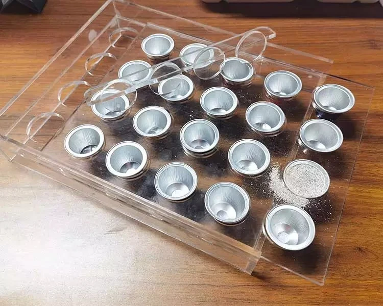 20 Holes High quality/High cost performance Coffee Capsules Filling Board