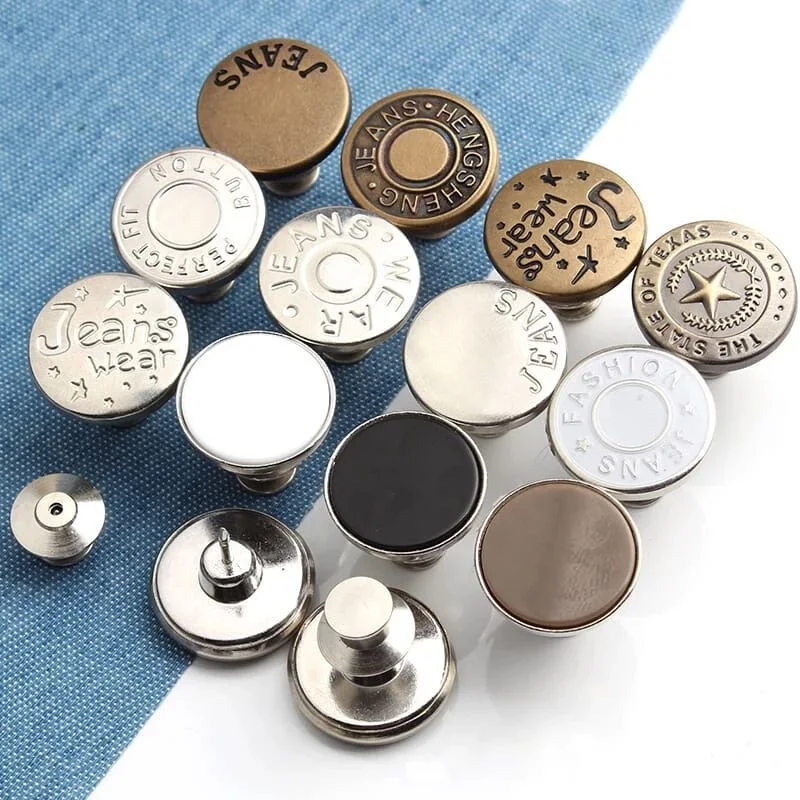 Factory Low Price Custom Metal Pants Snap Buttons Clothes Adjust Buttons