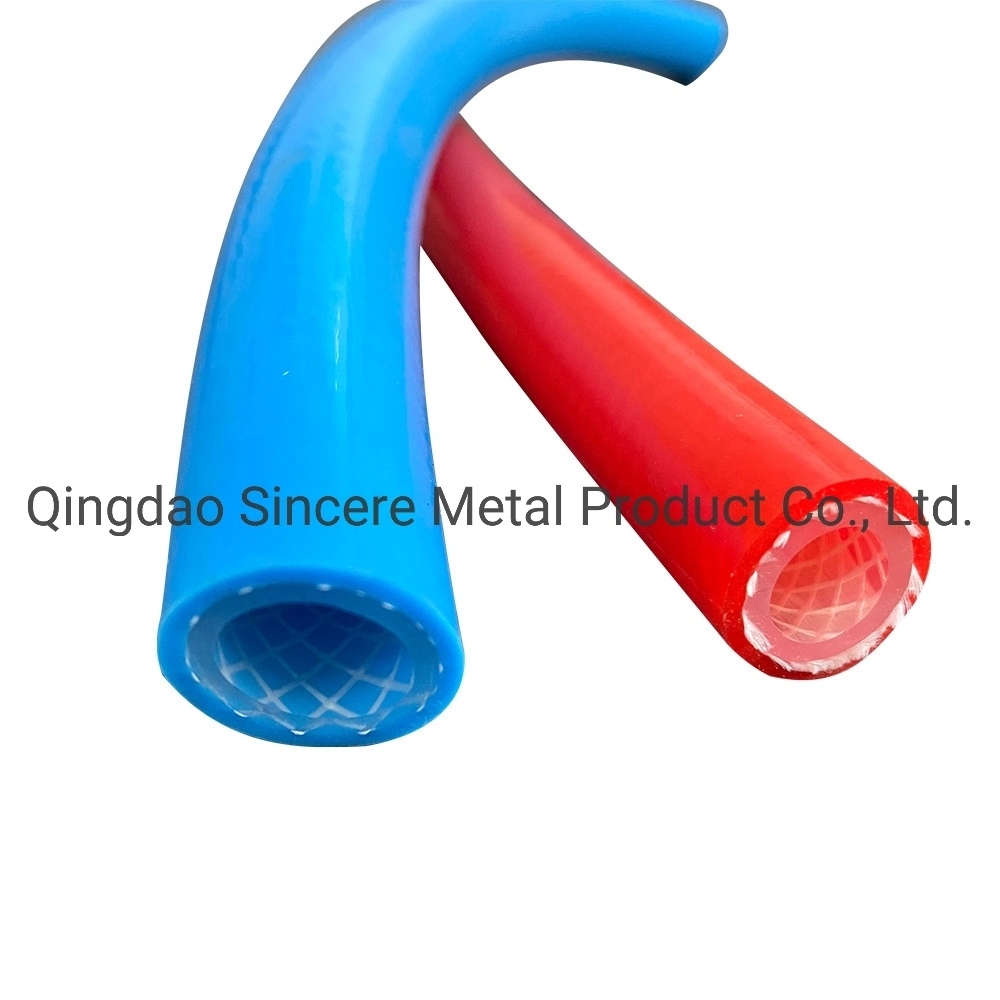 Food Grade Glass Fiber Braided Reinforced Silicone Hose, Medical Grade Clear Silicone Tube, Braided Hose