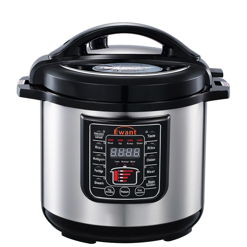 2022 Hot Sale New Design Stainless Steel Body Rice Cooker 8L Large Capacity Electric Pressure Cooker