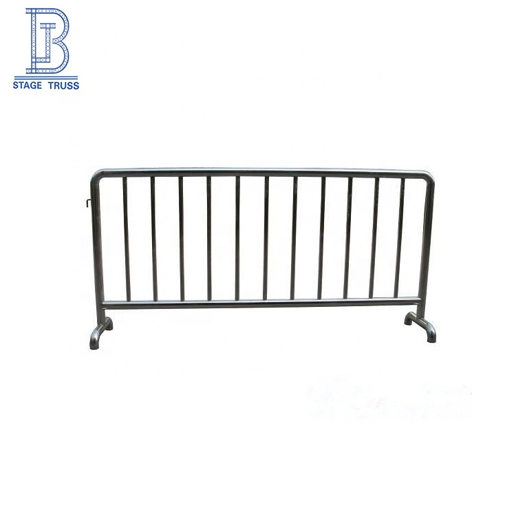 Outdoor Steel Traffic Barrier, Road Crowd Control Barrier, Aluminum Mesh Plate Fence