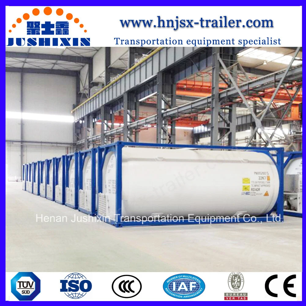 ISO 20 Feet T75 Liquid Argon Lin/Lox Gas Tank Container