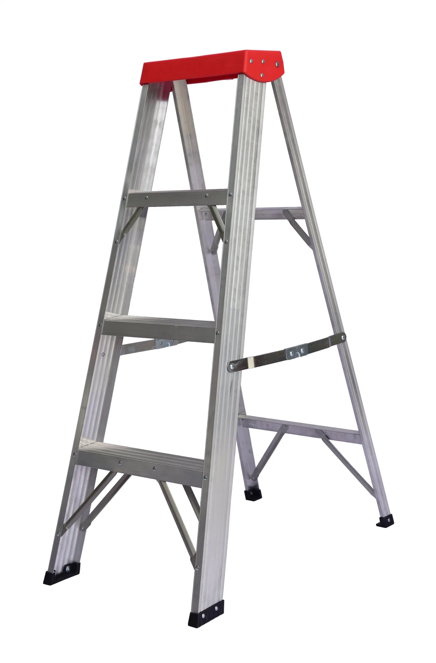 3 in Width X 3 in Depth Non-Conductive Rail 5 Rung 6-Foot Aluminum Step Ladder 250-Pound Capacity 6-Feet