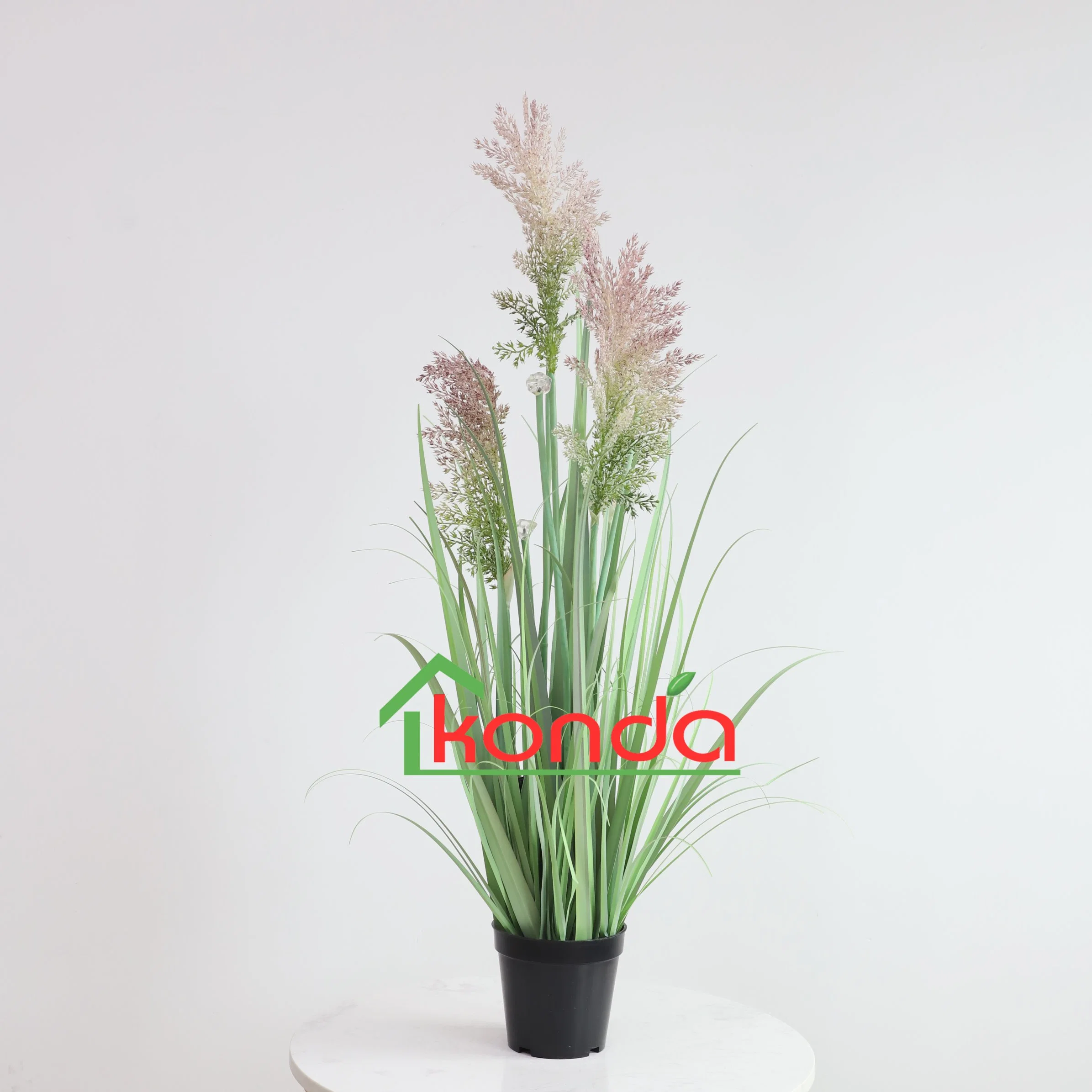 Ornamentação Home Decorativo plantas de erva artificial com luz LED