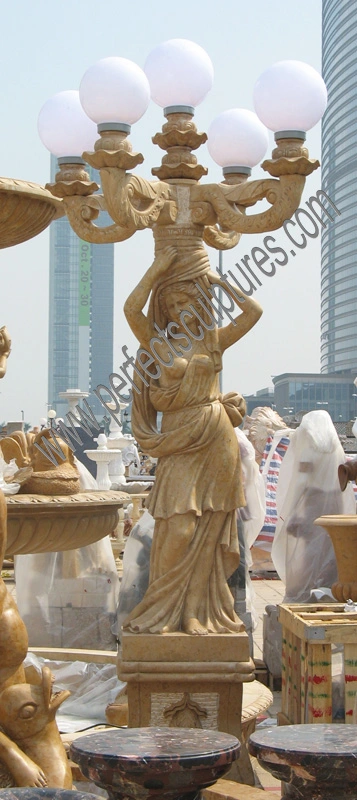 Estatua de tallado de mármol tallado en piedra tallada de esculturas de jardín para la decoración (SY-X1195)