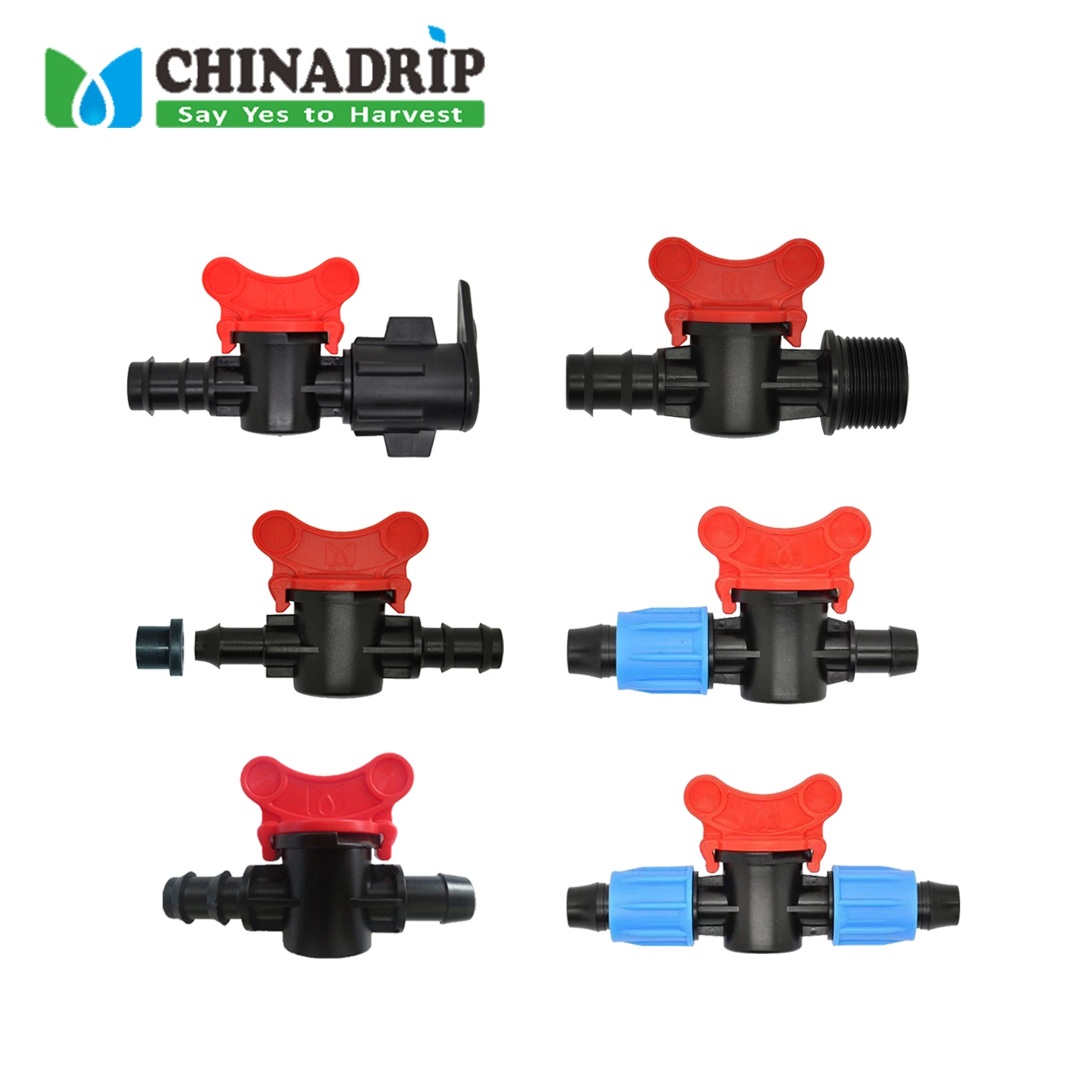 Drip Irrigation Conectors Plastic Mini Valve Pipe Fitting