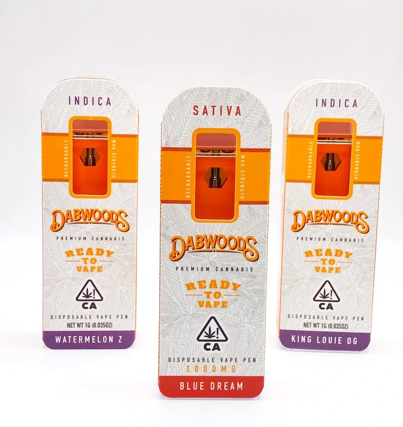 Personalizar desechable vacía el aceite de cerámica Dabwoods atomizador Cigarrillo Electronico recargable