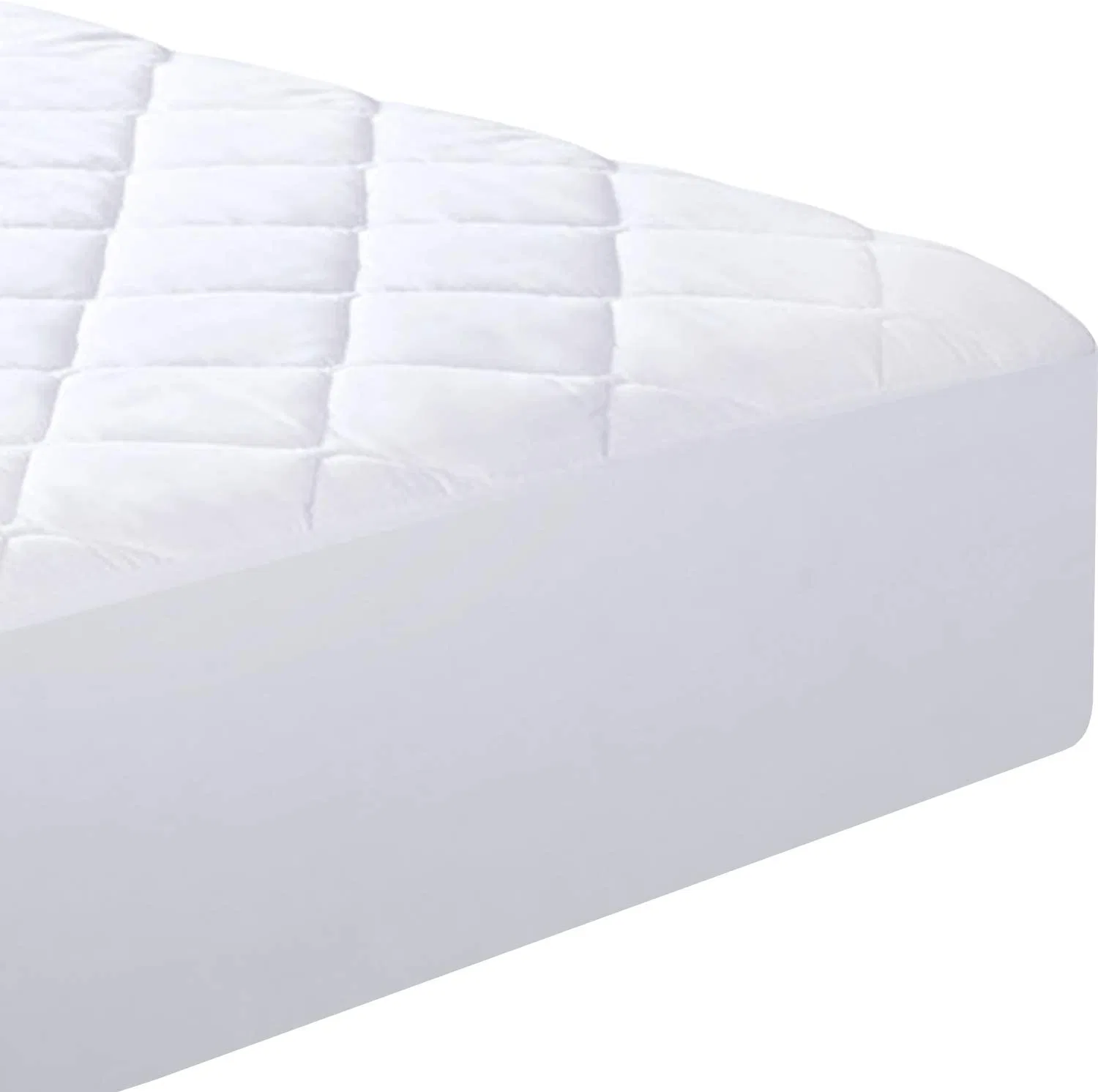 La ropa de cama hoja montada acolchada Funda de colchón Colchoneta Topper se extiende hasta 16 pulgadas Deep-Mattress Topper