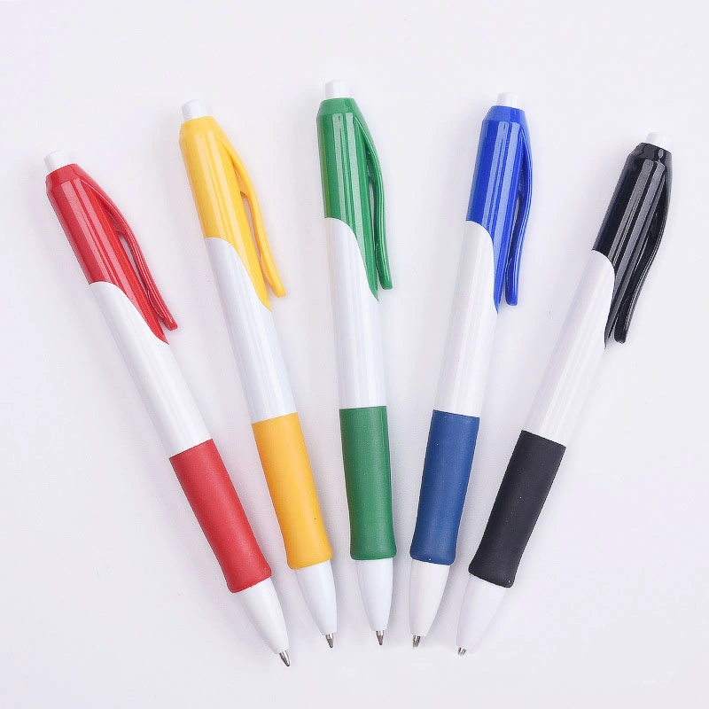 Cheap Ballpoint Plastic Pen with Promotional Custom Printed Logo Wholesale Classic China School Ball Pen Writing Manufacturing