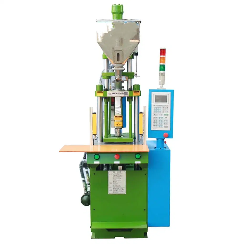 China Dental Floss Plastic Toothpick Making Machine Production Line Semi-Auto Vertical Plastic Injection Moulding Machine