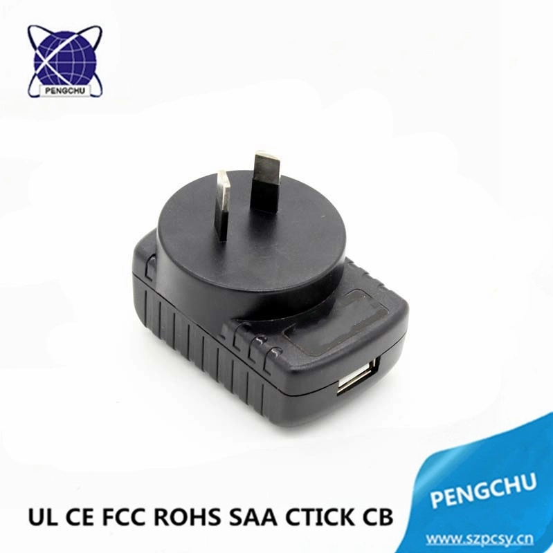 EU AU US UK Stecker Wandstecker 12V 0,5A 500mA Netzteil für 6W AC/DC-USB-Anschluss