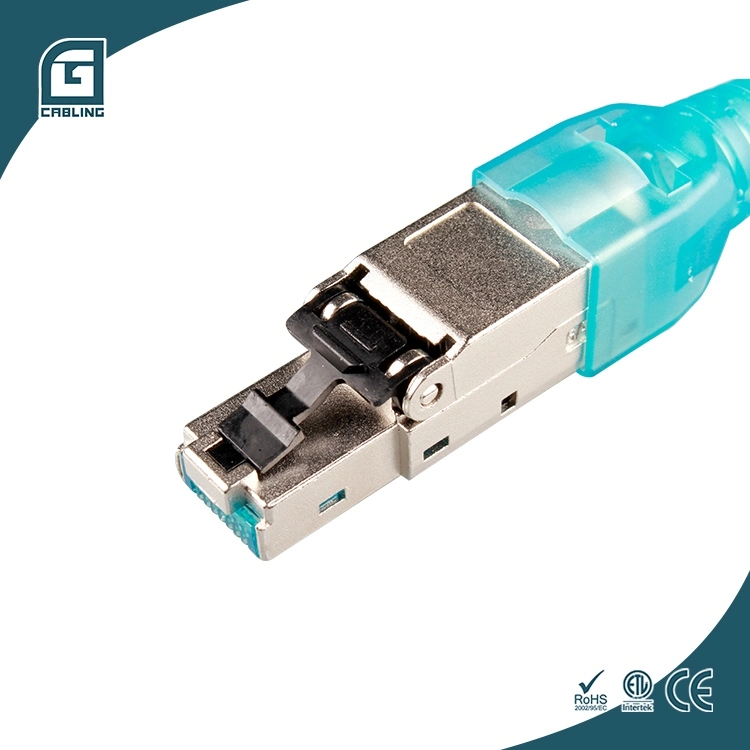 Gcabling 8p8c RJ45 Ethernet Plug CAT6 CAT6A Shield Connecor CAT6 CAT6A Cat7 FTP RJ45 Network Connector