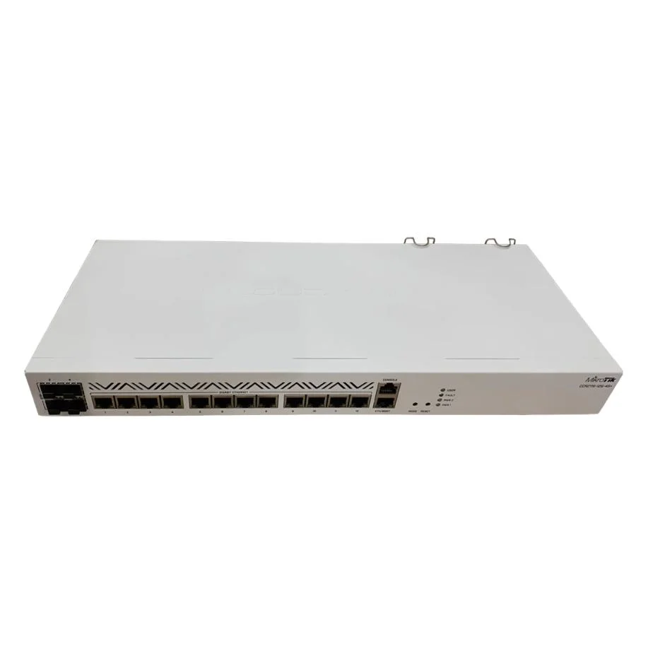 Mikrotik Ccr2116-12g-4s mais de 16 Copa do núcleo, 10g rede encontra-se com o roteador Ros incomparável 5g roteador com fio Microtik Ccr2116-12g-4s