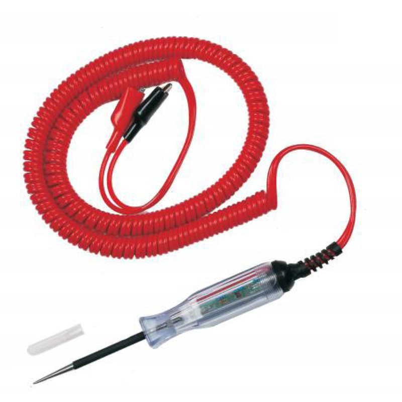 6V 12V Circuit Tester with Retractable Wire Hook Tip Circuit Tester