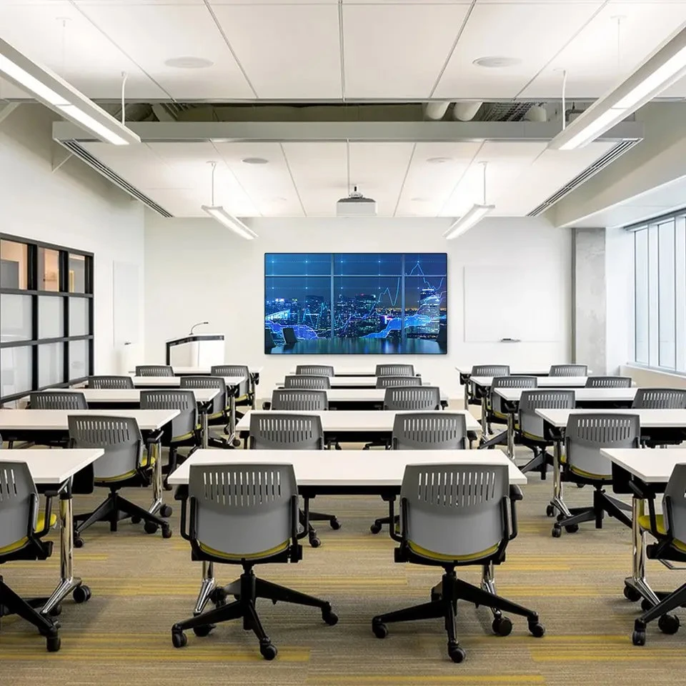 Indoor Conference Room 135 Inches Moving Portable All-in-One LED Video Wall Display