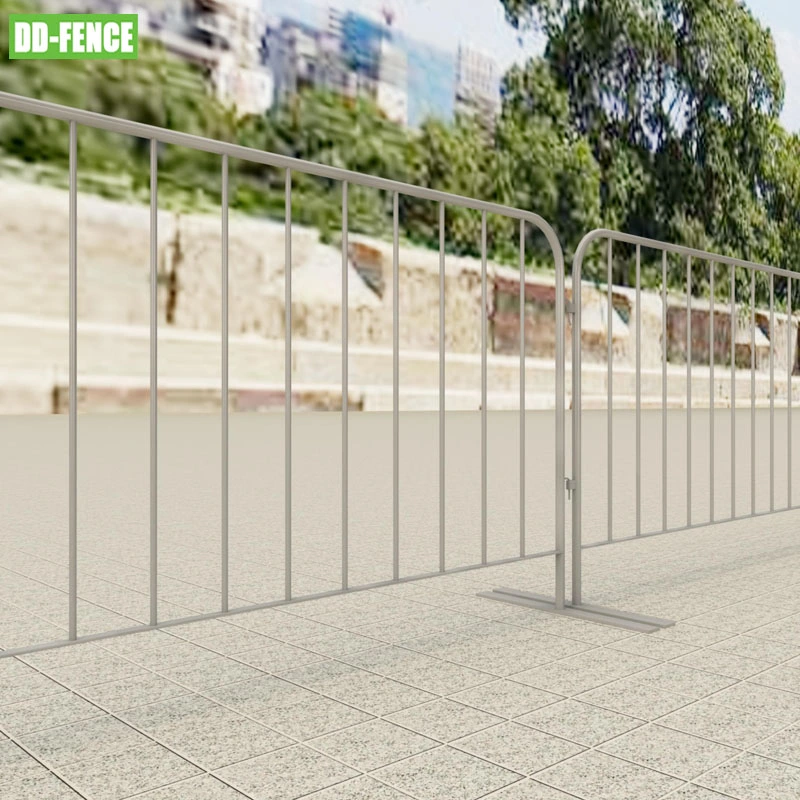 Hot Dipped Galvanized Metal Event Crowd Control Barricades for Road Safety