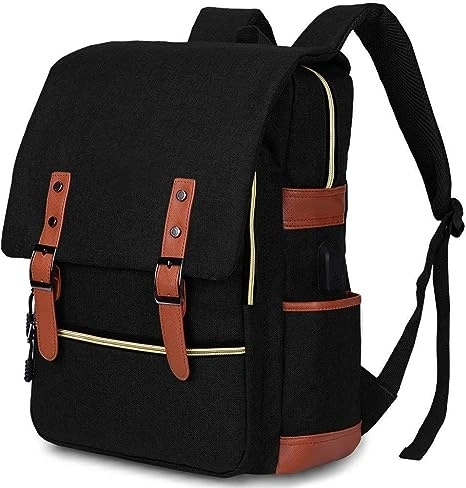 Laptop Backpack for Women Men Travel Backpacks with USB Charging Port Fashion Backpacks for Working Women Fits 15.6inch Notebook