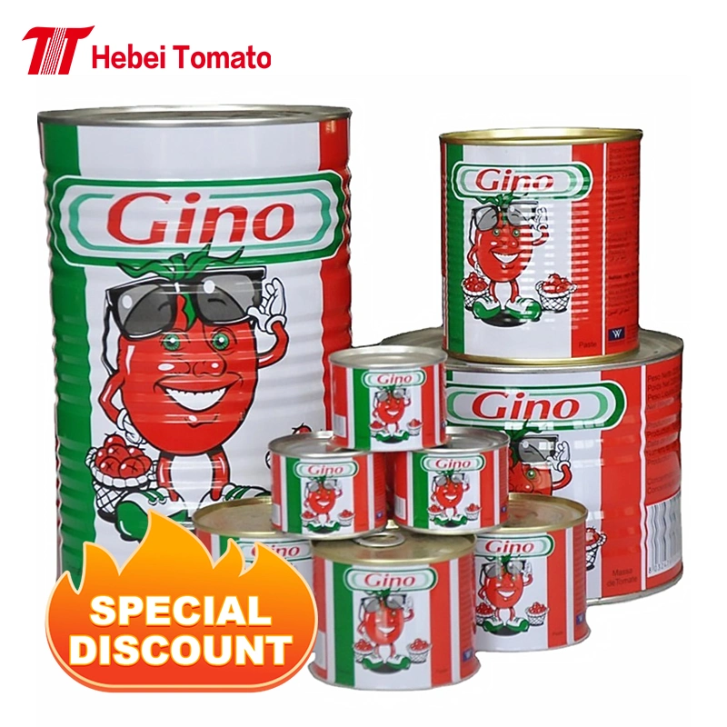 Original Factory New Orient Pure 28-30% Brix Canned Food Tomato Paste Pasta 2200g Tomato Paste