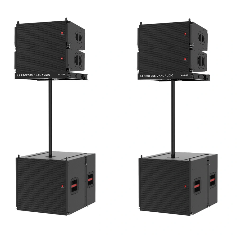 max6 T. i pro Audio Professional 6,5 Zoll Sound System Lautsprecher Zweiwege Line Array für Veranstaltungen