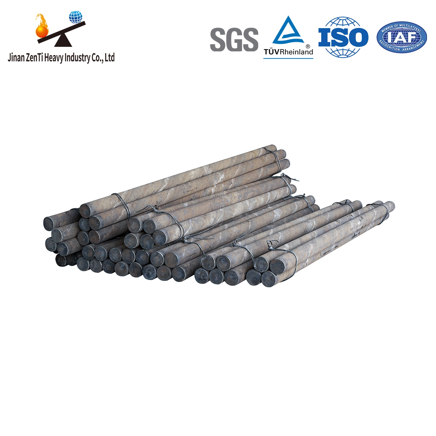 Quality Hot Sale Cheap and Fine Grinding Steel Rod Bar for Cement Concrete Chemical Metallurgical Industry Power Station