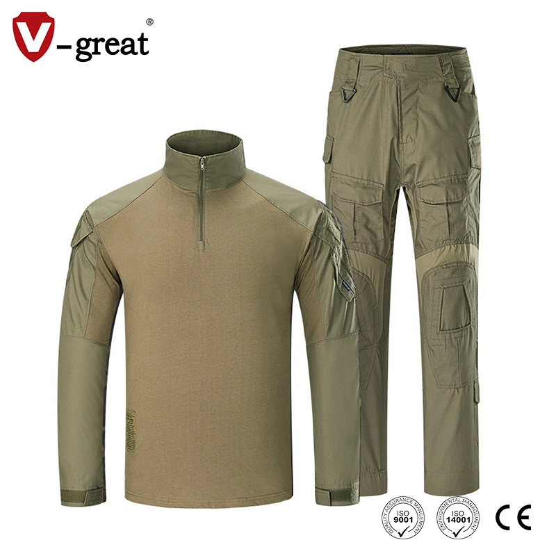 Army Green/Black Python/Camouflage G3 Tactical Suit Pants Shirt Outdoor Combat Hunting Uniform