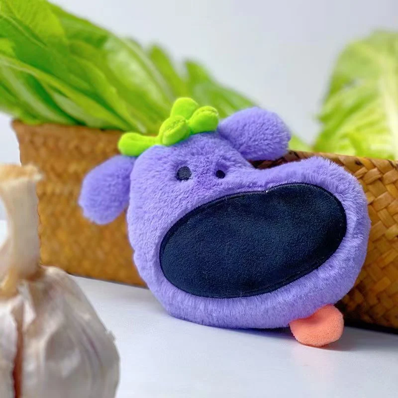 Vegetables and Fruits Dog Doll Pendant Creative Plush Doll Doll Cute Gift Toy