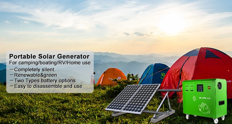 Portable Solar Panel Kits Portable Solar Power Generator for Home Camping