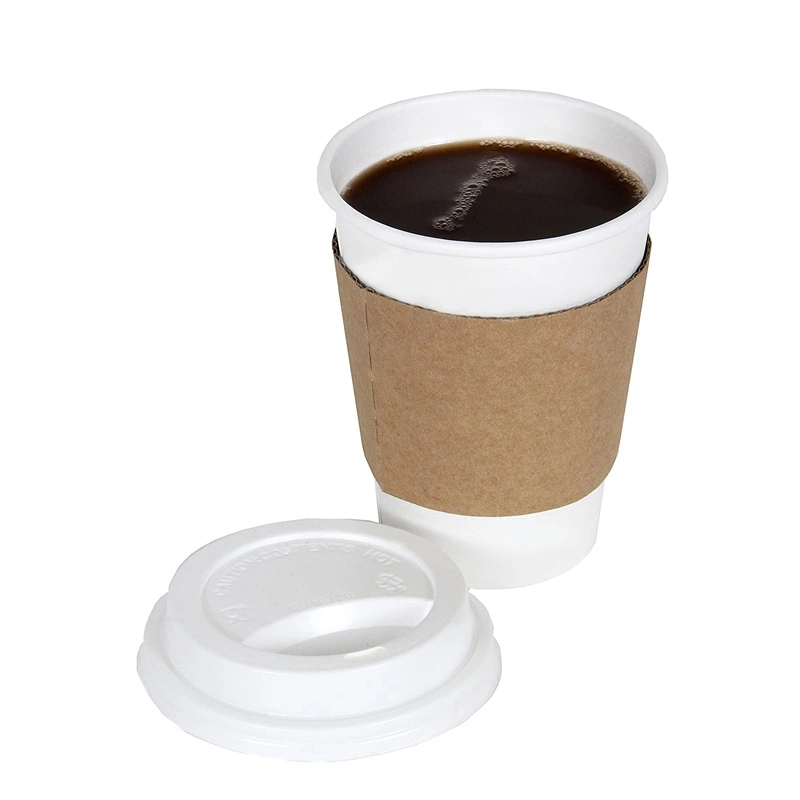 16 Oz Compostable biodegradables de bagazo de caña de azúcar las tapas de fibra de taza de café