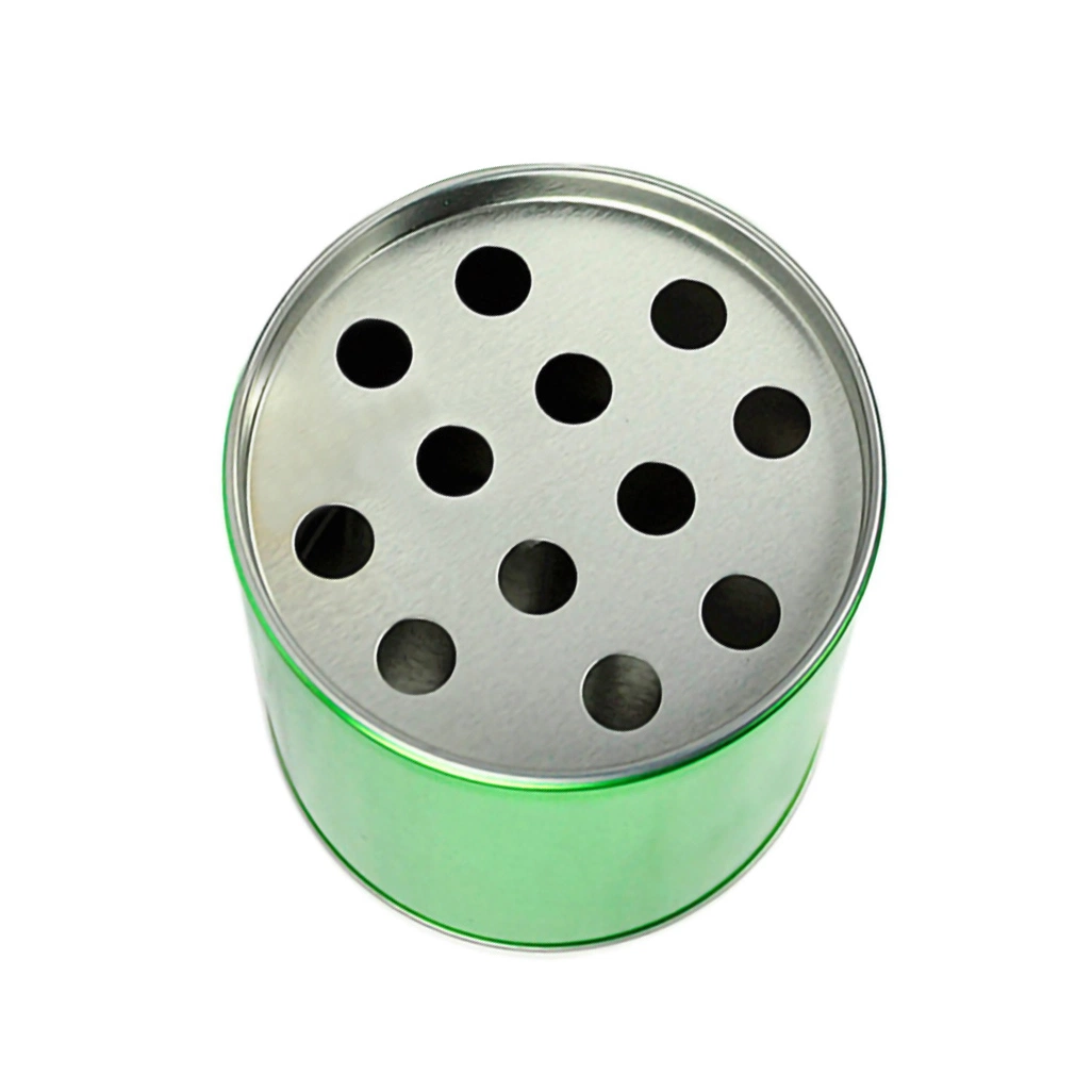 Popular Style Ashtray Tin Can Metal Cylinder Smoke Cup Tin Box