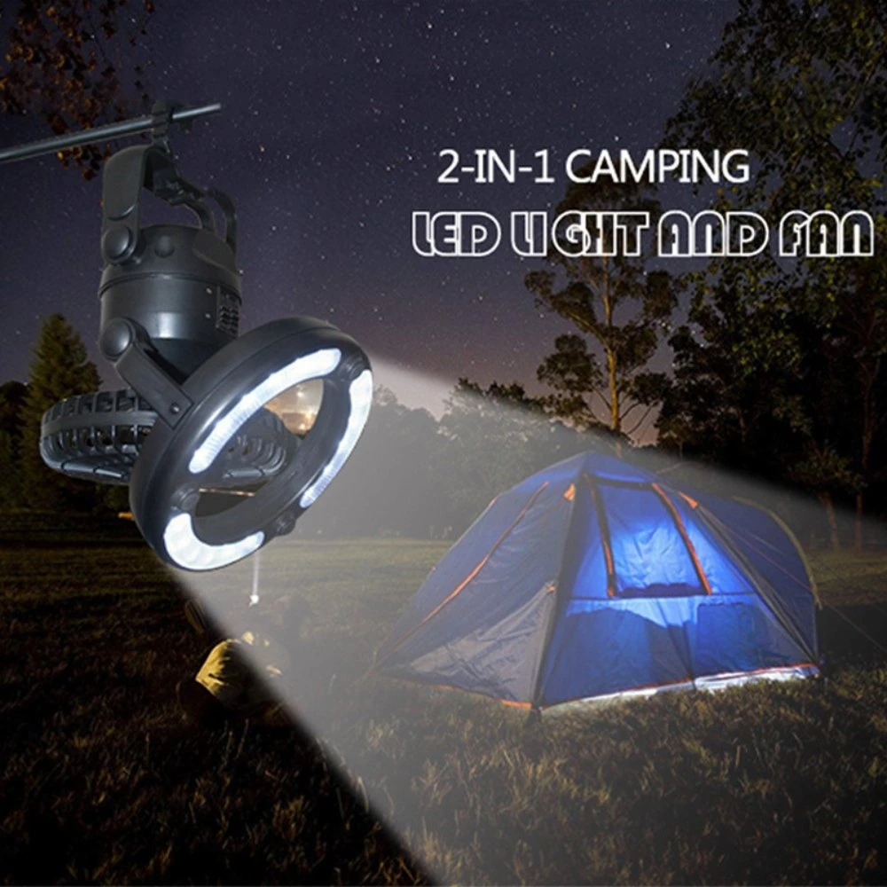 Camping LED de luz con ventilador de techo linterna portátil tienda de campaña Ci23637