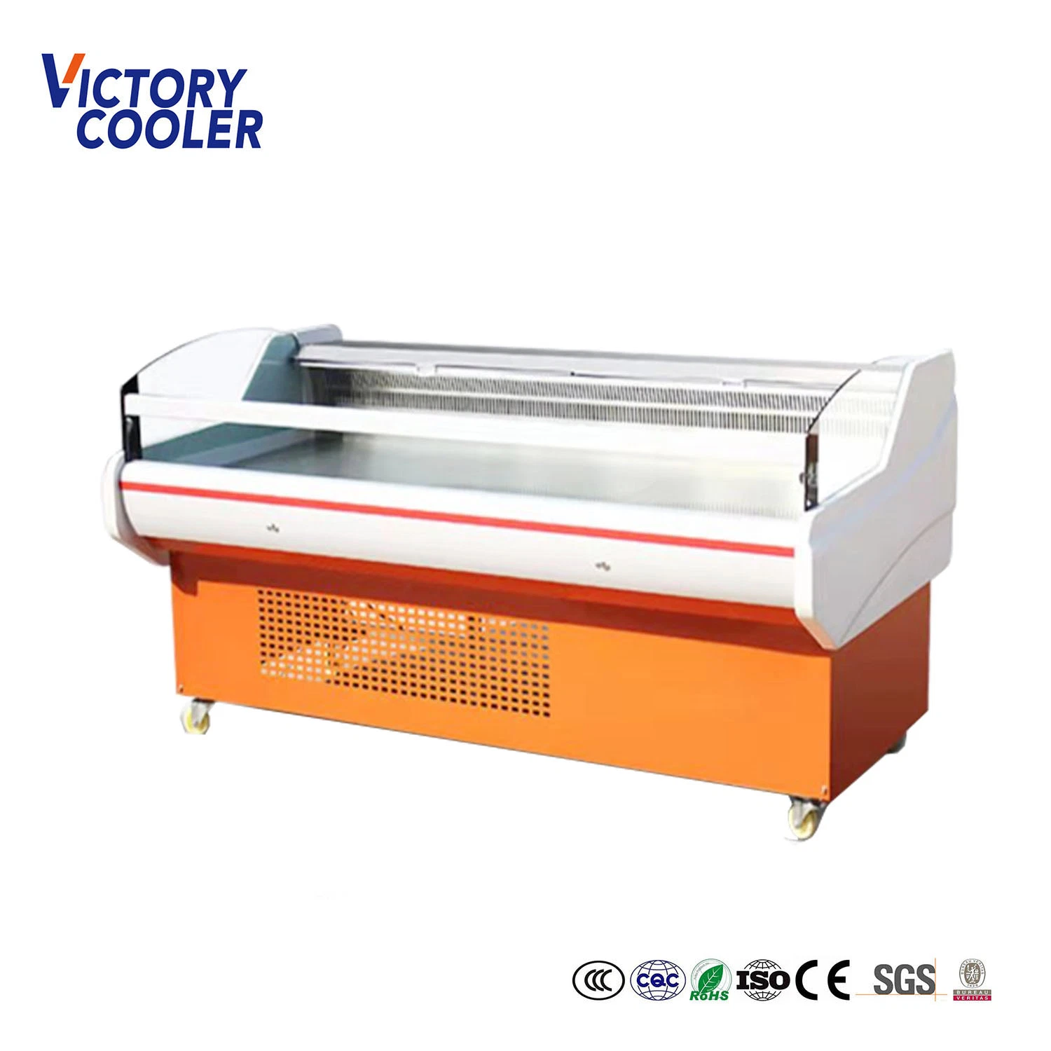 Qingdao Victory Refrigerator&Freezer Commercial Meat Display Showcase Refrigerator National Fridge