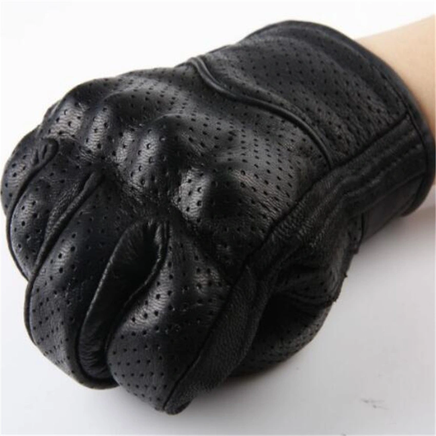 Safety Gloves Genuine Leather Tactical Motorcycle Sport Gloves