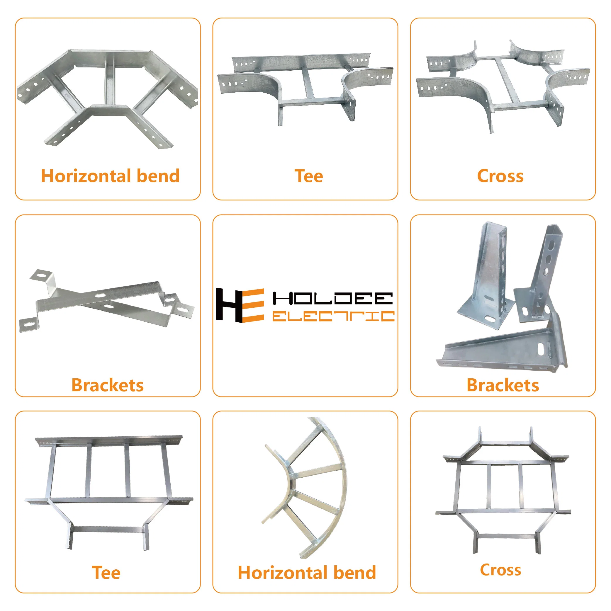 Hot Sale Heavy Duty Aluminium Powder Coated Cable Ladder Trays