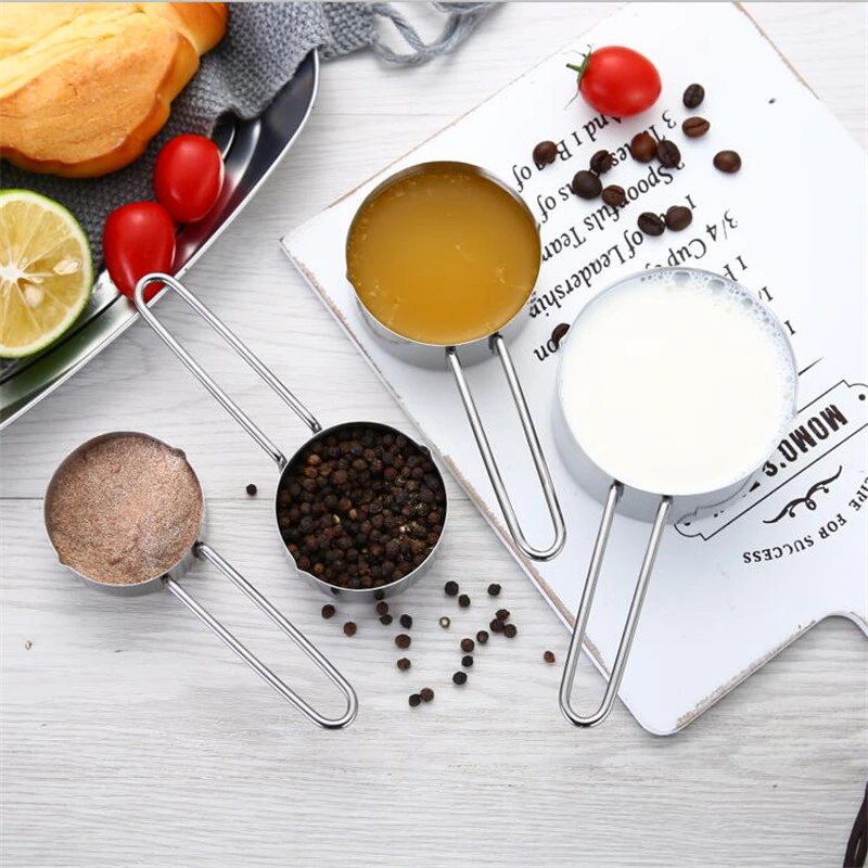 Professional Stainless Steel Grade Measuring Cups for Measuring Dry or Liquid Ingredients Wbb15944