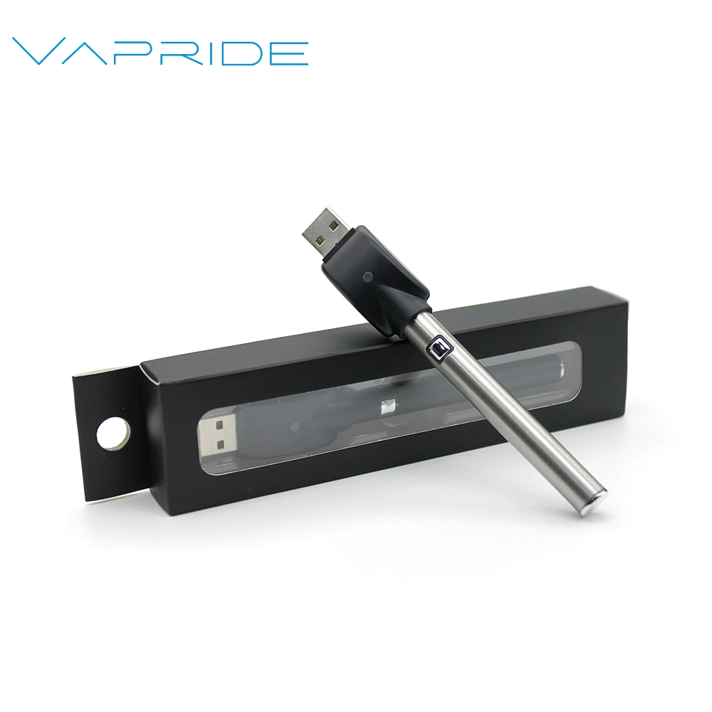 Vapride 510 Pen Battery Square Button Wholesale/Supplier Preheat Vape Pen Battery