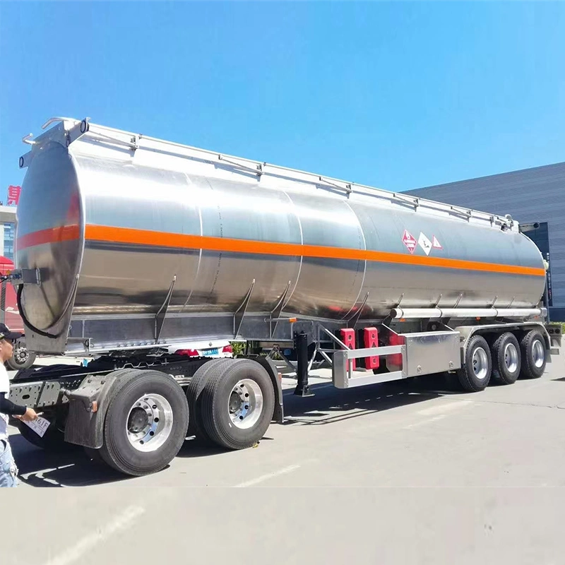 Manufacturer 3 Axles Oil Tanker Utility Truck Aluminum Fuel Tank