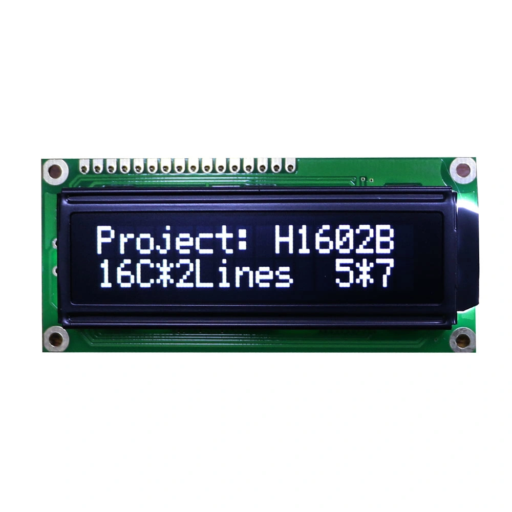 Custom Made Stn Type 2X16 Characters Industrial LCD Module