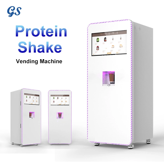 Máquinas expendedoras grandes para hacer buen dinero dispensador automático de taza Máquina expendedora de batido de proteínas