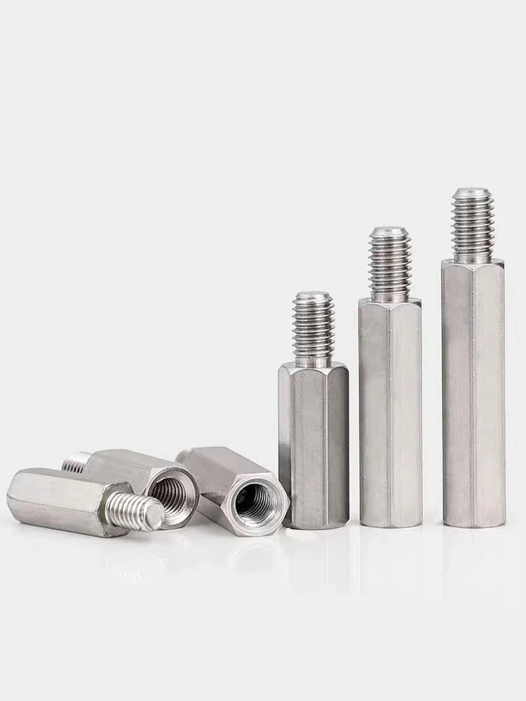 Stainless Steel Single Head Hexagonal Stud Copper Column Isolation Column Single Head Screw Column M3m4m5