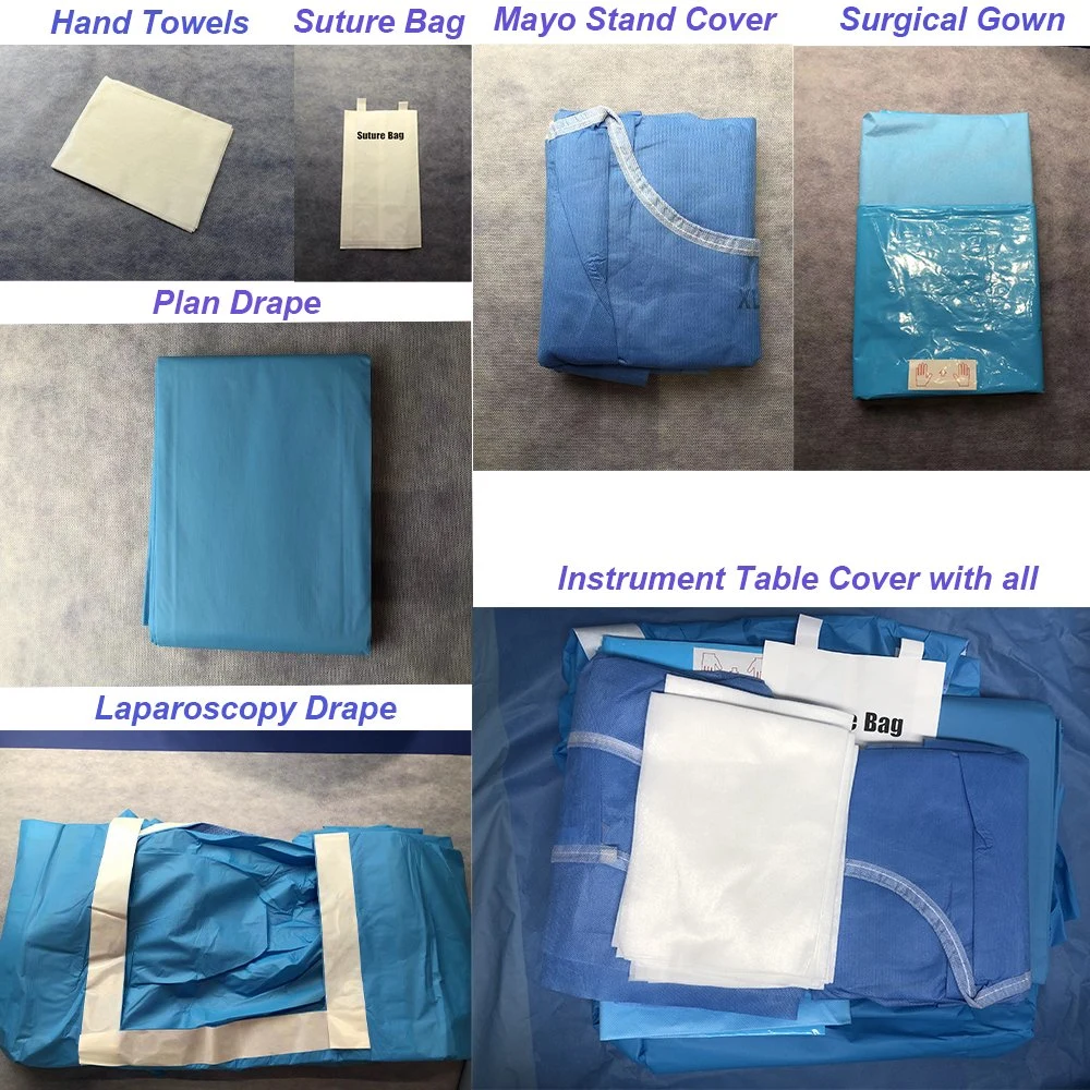Krankenhaus-Verbrauchsmaterialien Laparoskopie-Packung Hochwertiges Einweg-Paket