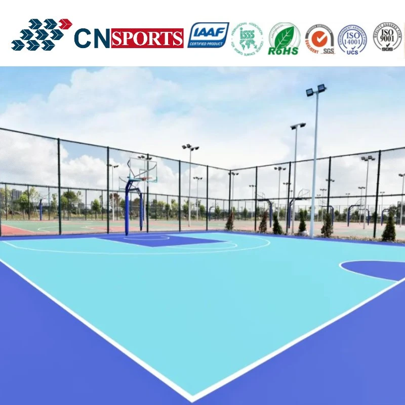 Buffer Rebounce Spu Rubber Sports Flooring Safety Rubber Sports Court Floor