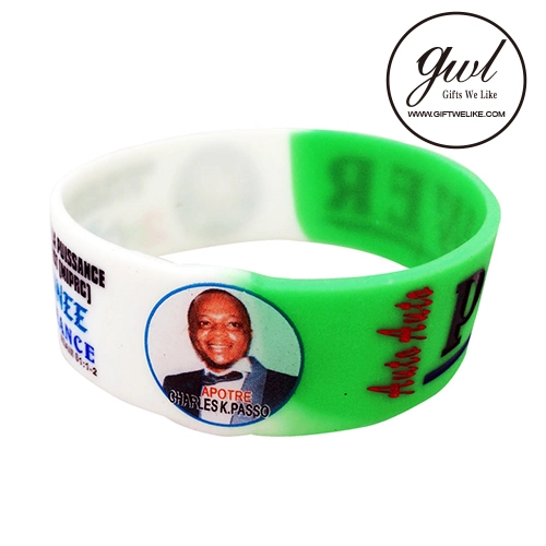 Promotional Silicon Wristband with Logo for Gift (KWR-001)